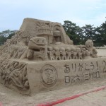 開園25周年記念砂像