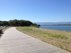 ワイルドネイチャープラザから望む木曽川